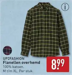 ALDI Up2fashion Flanellen overhemd aanbieding