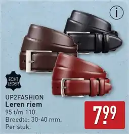 ALDI Up2fashion Leren riem aanbieding