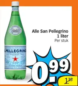 Albert Heijn Alle San Pellegrino aanbieding
