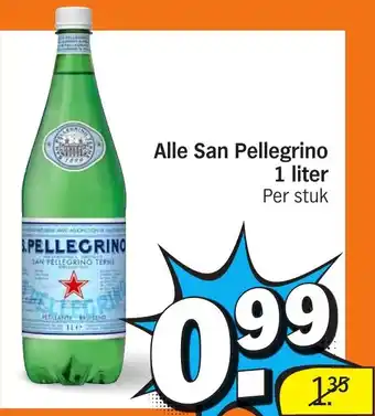 Albert Heijn Alle San Pellegrino aanbieding