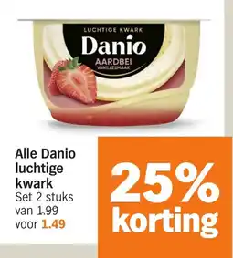 Albert Heijn Alle Danio luchtige kwark aanbieding