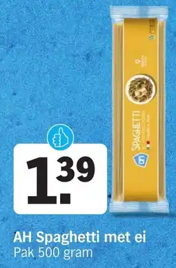 Albert Heijn AH Spaghetti met ei aanbieding