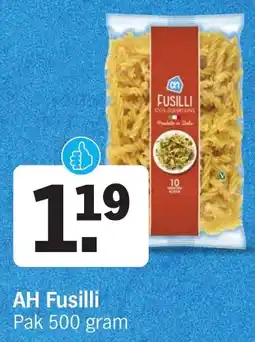 Albert Heijn AH Fusilli aanbieding