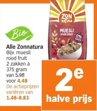 Albert Heijn Alle Zonnatura aanbieding