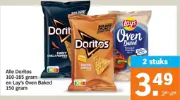 Albert Heijn Alle Doritos en Lay's Oven Baked aanbieding