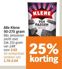 Albert Heijn Alle Klene aanbieding