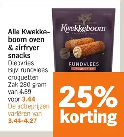 Albert Heijn Alle kwekke boom oven & airfryer snacks aanbieding