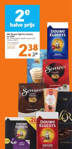 Albert Heijn Alle Douwe Egberts Senseo en L'OR aanbieding
