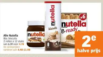 Albert Heijn Alle Nutella aanbieding