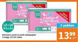 Albert Heijn AH Extra zacht & sterk toiletpapier aanbieding
