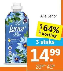 Albert Heijn Alle Lenor aanbieding