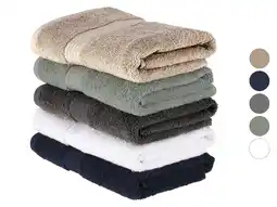 Lidl LIVARNO home Set van 2 handdoeken 100 x 50 cm aanbieding