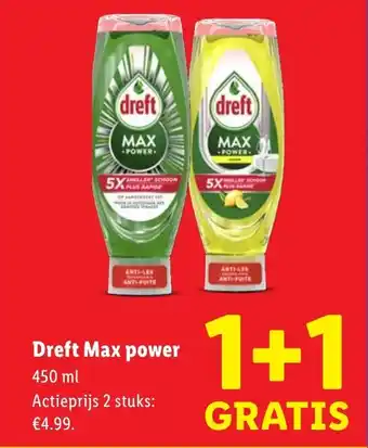 Lidl Dreft Max power aanbieding