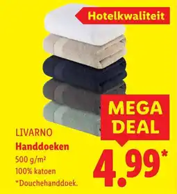 Lidl LIVARNO Handdoeken aanbieding