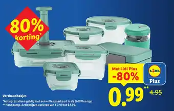 Lidl Vershoudbakjes aanbieding
