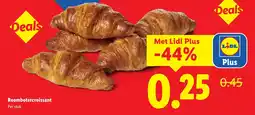Lidl Roombotercroissant aanbieding