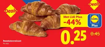 Lidl Roombotercroissant aanbieding
