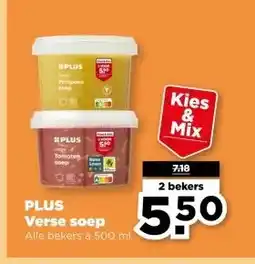 PLUS PLUS Verse soep aanbieding