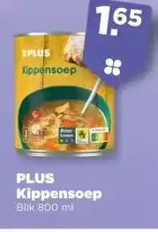 PLUS PLUS Kippensoep aanbieding