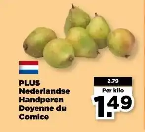 PLUS PLUS Nederlandse Handperen Doyenne du Comice aanbieding
