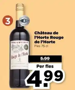 PLUS Château de I'Horte Rouge de l'Horte aanbieding