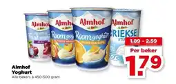 PLUS Almhof Yoghurt aanbieding