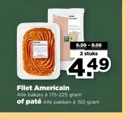PLUS Filet Americain aanbieding