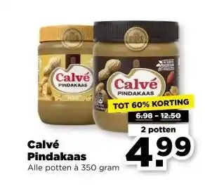 PLUS Calvé Pindakaas aanbieding