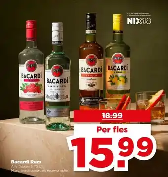 PLUS Bacardi Rum aanbieding