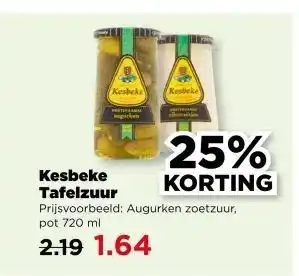 PLUS Kesbeke Tafelzuur aanbieding