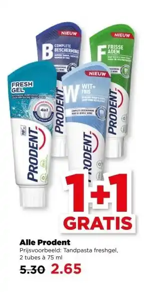 PLUS Alle Prodent aanbieding
