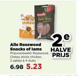 PLUS Alle Rosewood Snacks of lams aanbieding