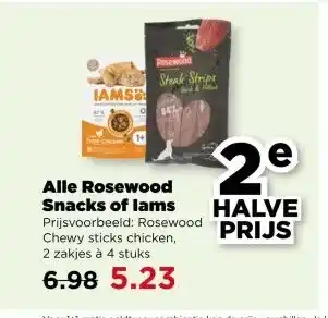PLUS Alle Rosewood Snacks of lams aanbieding
