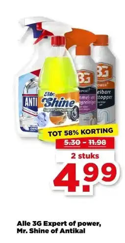 PLUS Alle 3G Expert of power, Mr. Shine of Antikal aanbieding