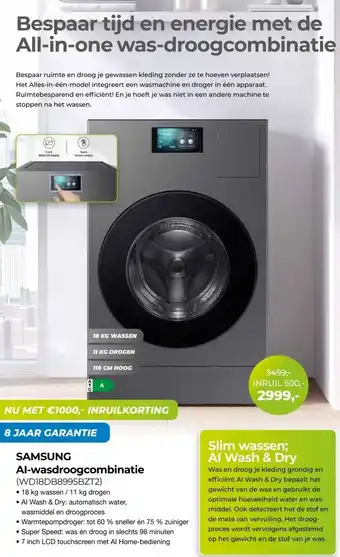 EP Beerepoot SAMSUNG Al-wasdroogcombinatie aanbieding