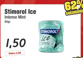 Budget Food Stimorol Ice Intense Mint aanbieding
