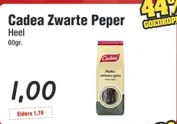 Budget Food Cadea Zwarte Peper Heel aanbieding