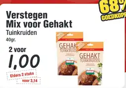 Budget Food Verstegen Mix voor Gehakt Tuinkruiden aanbieding