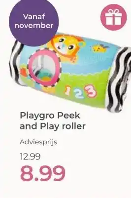 Prenatal Playgro Peek and Play roller aanbieding