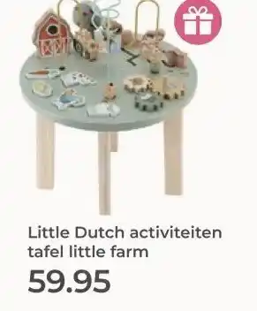 Prenatal Little Dutch activiteiten tafel little farm aanbieding