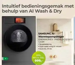 EP Beerepoot SAMSUNG AI- Warmtepompdroger aanbieding