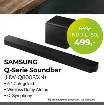 EP Beerepoot SAMSUNG Q-Serie Soundbar aanbieding