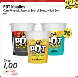 Budget Food POT Noodles aanbieding