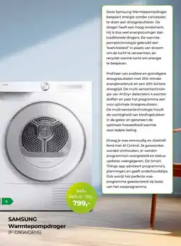 EP Beerepoot SAMSUNG Warmtepompdroger aanbieding