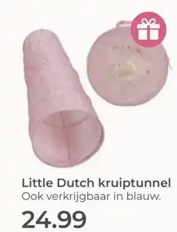 Prenatal Little Dutch kruiptunnel Ook verkrijgbaar in blauw. aanbieding