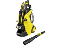 MediaMarkt Karcher K 5 Smart Control Flex - Geschikt Voor 40 M² 2100 W 145 Bar Hogedrukreiniger Geel aanbieding