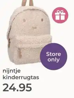 Prenatal nijntje kinderrugtas aanbieding