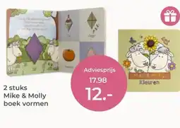 Prenatal 2 stuks Mike & Molly boek vormen aanbieding