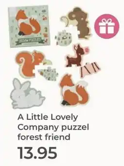 Prenatal A Little Lovely Company puzzel forest friend aanbieding