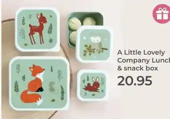 Prenatal A Little Lovely Company Lunch & snack box aanbieding